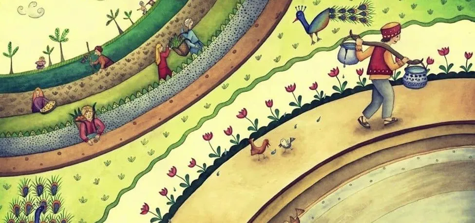 La vasija agrietada - Leyenda hindú - Cuentos y leyendas